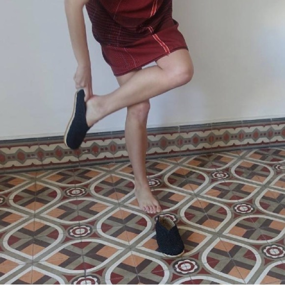 NEW Irene Peukes PLA Handwoven Guata Va Vest D2 V-Neck Open Weave Back Dress XS - Picture 4 of 13